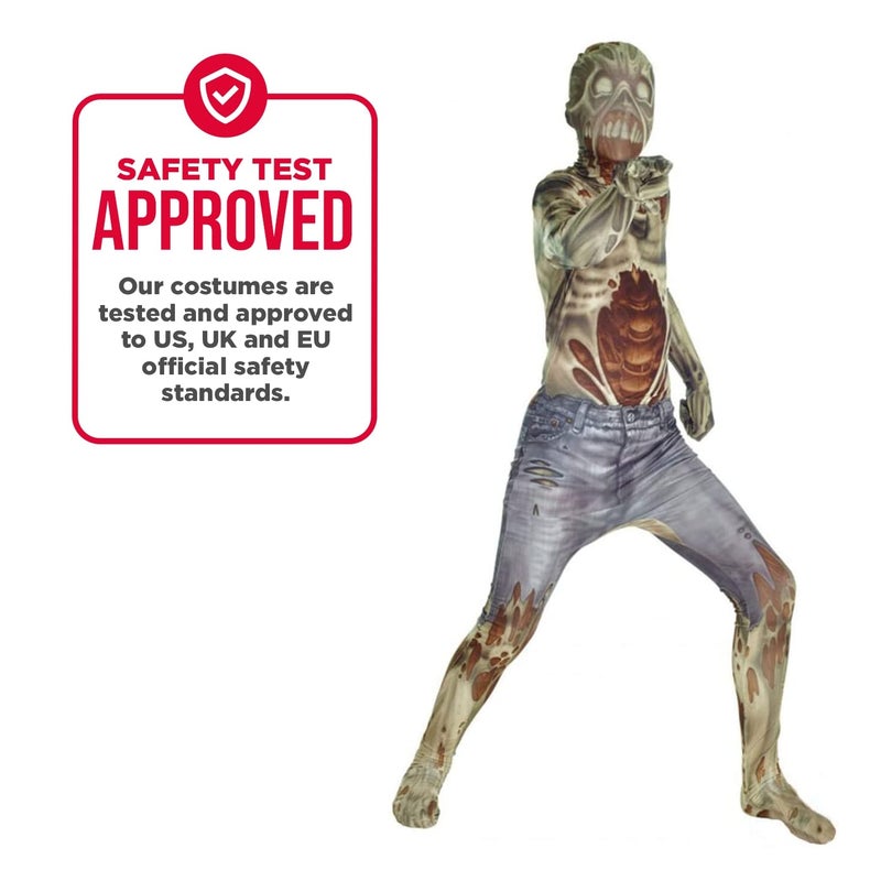 Morphsuits Kids Zombie Monster Costume - Medium 3'6-3'11 / 8-10 Years - Image 3